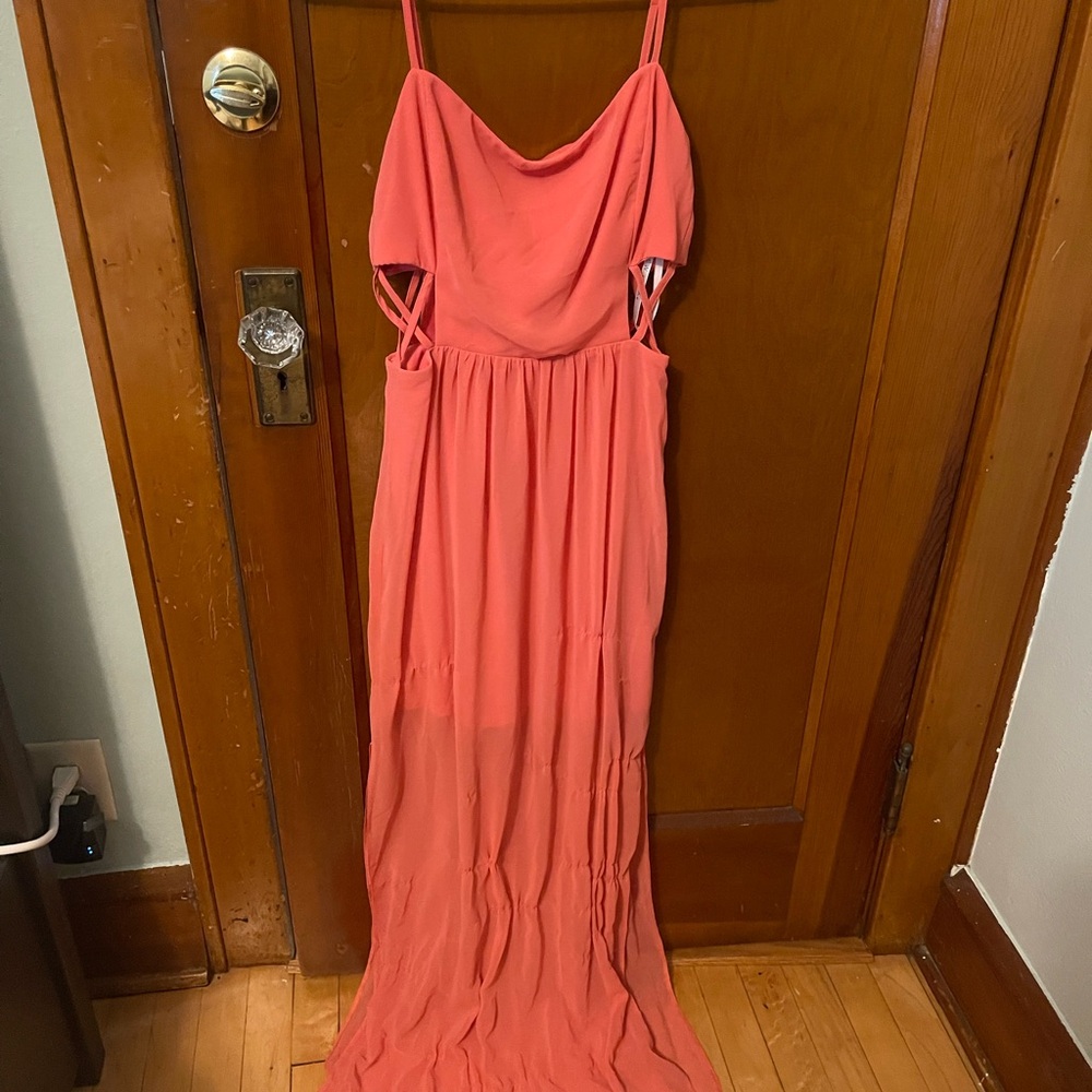 Cut out maxi dress